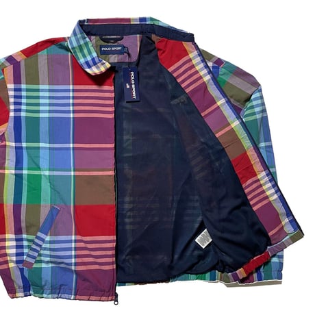 POLO SPORT RALPHLAUREN　"MADRAS" WINDBREAKER