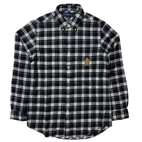 RALPHLAUREN　"CREST" BUTTON-DOWN SHIRT