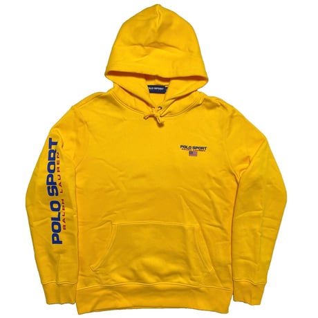 POLO SPORT RALPHLAUREN　 "LOGO SLEEVE" HOODIE (YELLOW)