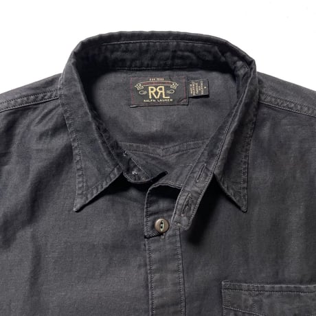 RRL RALPHLAUREN　"GARMENT-DYED" TWILL WORKSHIRT