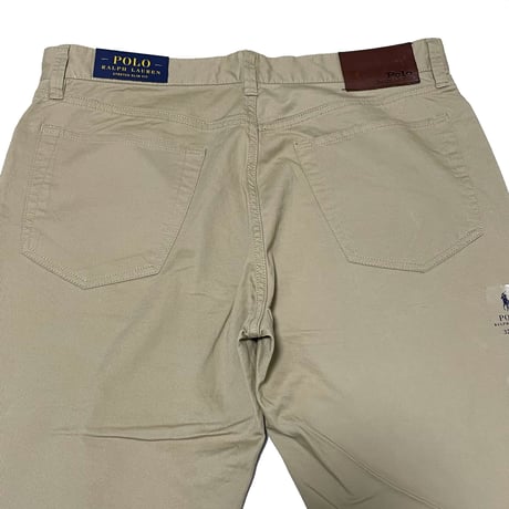 POLO RALPHLAUREN　"STRETCH SLIM FIT" CHINO PANTS
