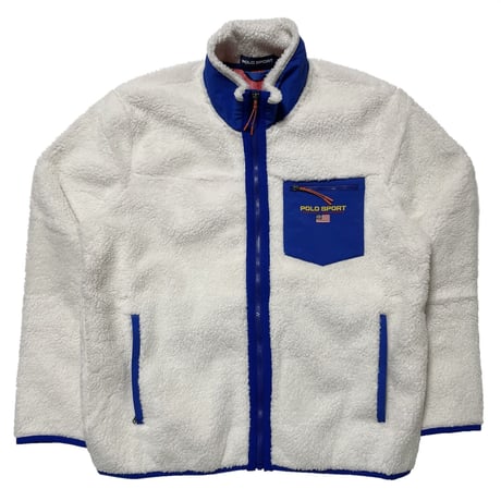 POLO SPORT RALPHLAUREN　"ZIP-OVER" PILE FLEECE JACKET