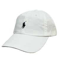 POLO RALPHLAUREN　"WHITE" BASEBALL CAP