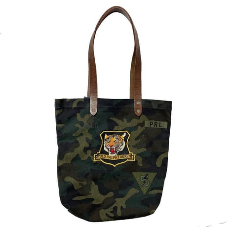 POLO RALPHLAUREN　"TIGER PATCH" TOTE BAG