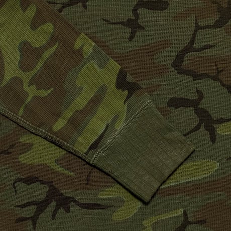 RRL RALPHLAUREN　"CAMOUFLAGE" L/S HENRY NECK TEE