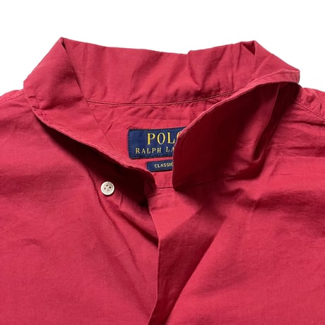 POLO RALPHLAUREN　CUBAN SHIRT (RED)