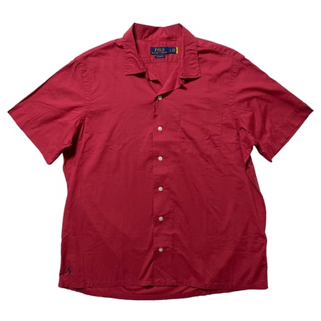 POLO RALPHLAUREN　CUBAN SHIRT (RED)