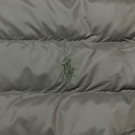 POLO RALPHLAUREN "SLEEVE POCKET" QUILTED DOWN JACKET
