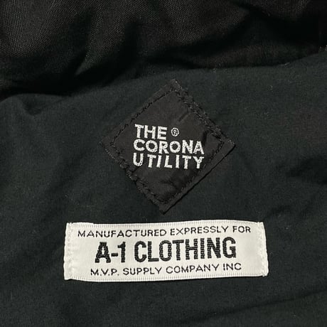 A-1 CLOTHING × THE CORONA UTILITY　"M-65" FIELD JACKET (BLACK)