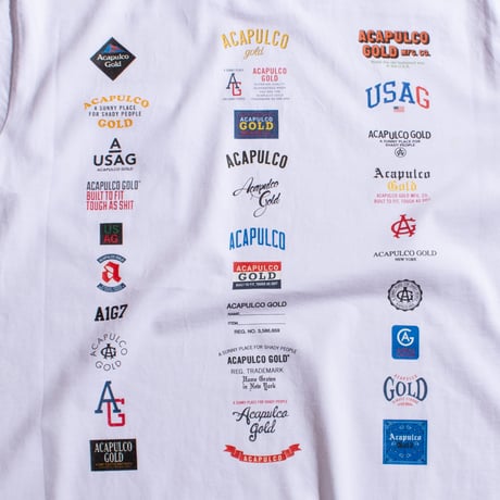 ACAPULCO GOLD　"LOGO" POCKET S/S TEE