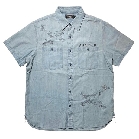 RRL RALPHLAUREN　"GRAPHIC" CHAMBRAY SHIRT