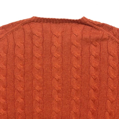 POLO RALPHLAUREN　"CABLE KNIT" SWEATER