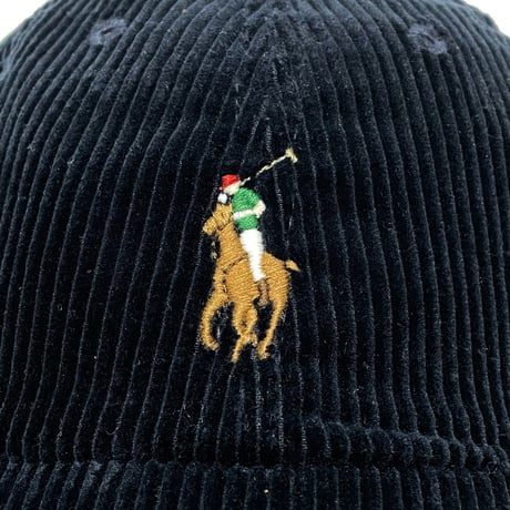 POLO RALPHLAUREN　"CORDUROY" CLASSIC BASEBALL CAP (NAVY/2nd)
