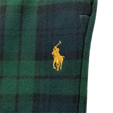 POLO RALPHLAUREN　"BLACK WATCH" LINING SWEAT PANTS