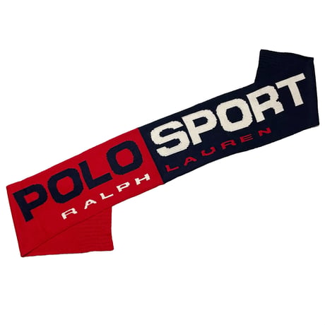 POLO RALPHLAUREN　"POLO SPORT LOGO" SCARF