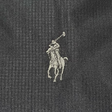 POLO RALPHLAUREN　"RIPSTOP" HOODED DOWNJACKET (BLACK)
