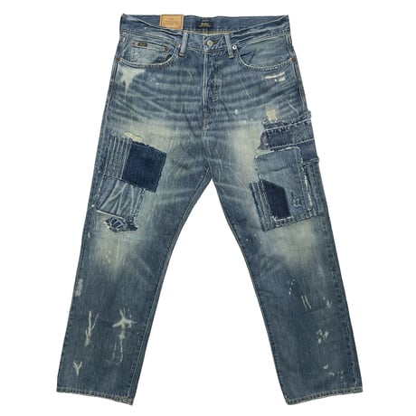 POLO RALPHLAUREN　 "PATCHWORK REPAIR" DENIM PANTS