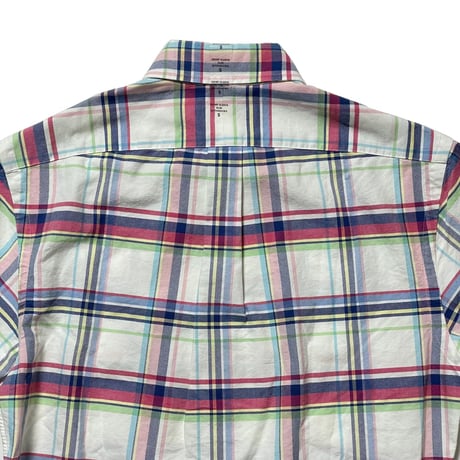 POLO RALPHLAUREN　"PLAID" BUTTON DOWN SHORT SLEEVE SHIRT