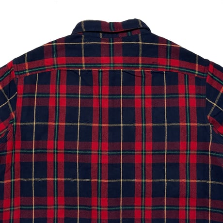 POLO RALPHLAUREN　"ELBOW PATCH" FLANNEL SHIRT