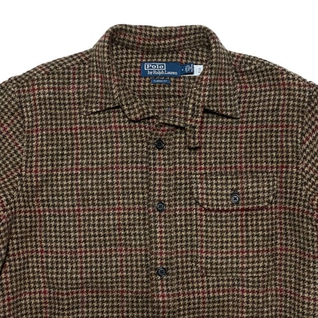 POLO RALPHLAUREN　"MELTON" FLANNEL SHIRT