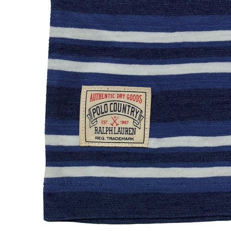 POLO COUNTRY RALPHLAUREN　"STRIPED" S/S POCKET TEE