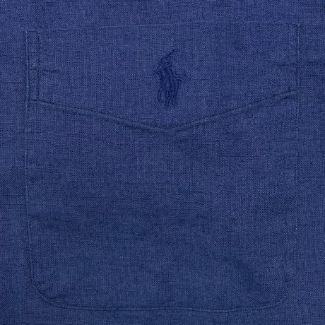 POLO RALPHLAUREN　"LINEN COTTON" CAMP SHIRT