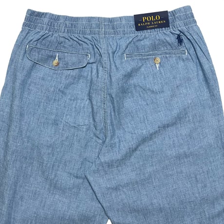 POLO RALPHLAUREN　"CHAMBRAY" EASY PANTS