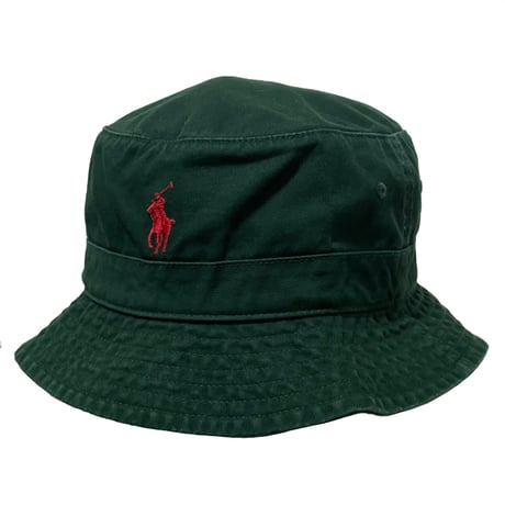 POLO RALPHLAUREN　"PONY" BUCKET HAT