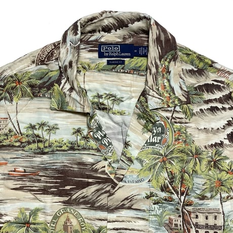 POLO RALPHLAUREN　"BEACH PRINT" ALOHA SHIRT