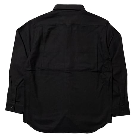 FIVE BROTHER　WORK SHIRTS (BLACK PLAIN)