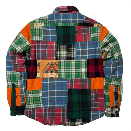 POLO COUNTRY RALPHLAUREN　"PATCH WORK" SHIRT JACKET