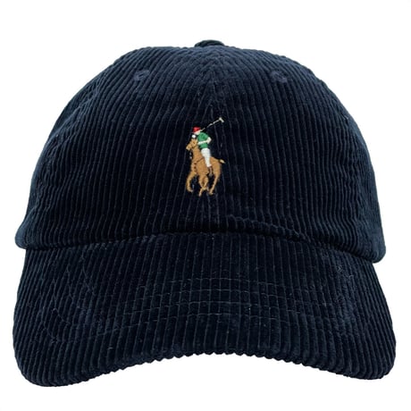 POLO RALPHLAUREN　"CORDUROY" CLASSIC BASEBALL CAP (NAVY/2nd)