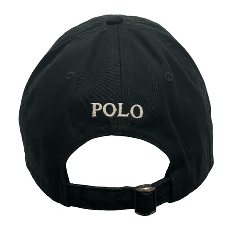 POLO RALPHLAUREN　CLASSIC BASEBALL CAP (BLACK)