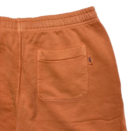 POLO RALPHLAUREN　 "LIGHT ORANGE"  SWEAT SHORTS