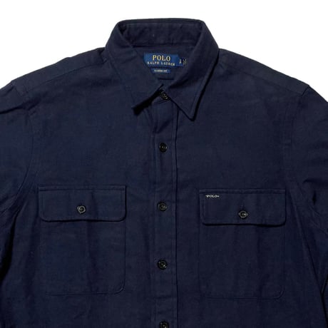 POLO RALPHLAUREN　MELTON WORK SHIRT