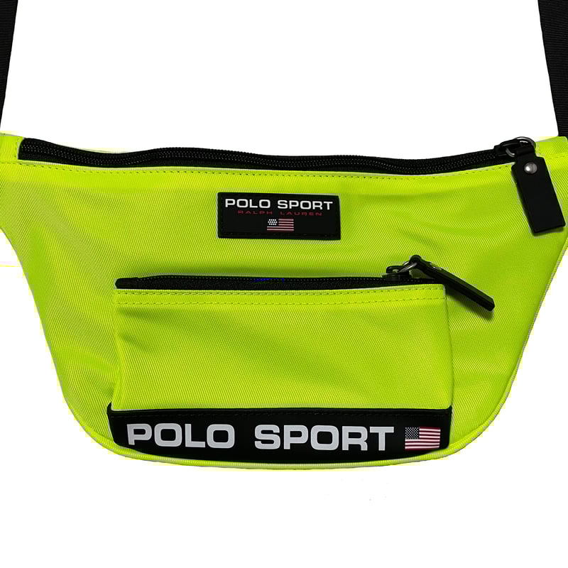 美品90s  激レア Polo sport ウエストバッグ 90's POLO SPORT ポロスポーツ ウエストポーチ ボディーバック