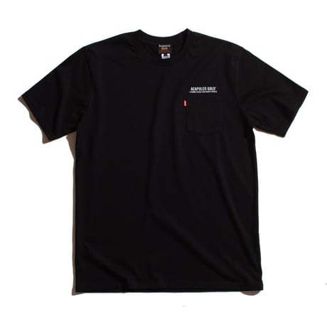 ACAPULCO GOLD　"LOGO" POCKET S/S TEE