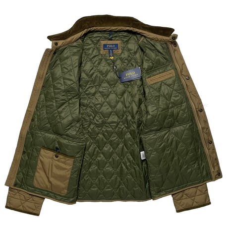 POLO RALPHLAUREN　"CORDUROY COLLAR" QUILTING JACKET