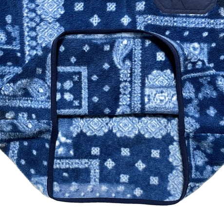 POLO RALPHLAUREN　"PATCH WORK PRINTED" FLEECE JACKET