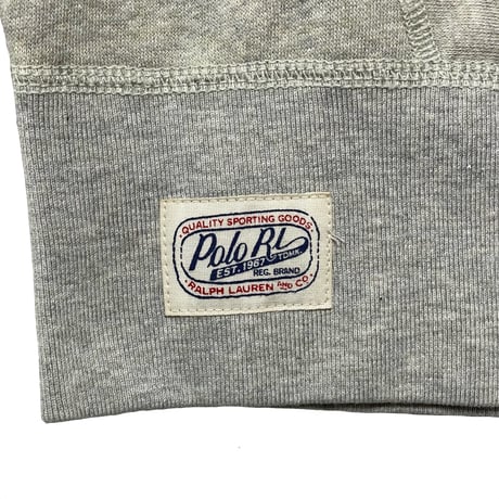 POLO RALPHLAUREN　"WING FOOT" NATURAL GRAY HOODIE