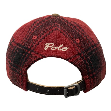 POLO RALPHLAUREN　"SUEDE BILL" BASEBALL CAP