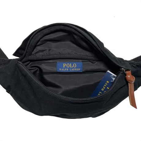 POLO RALPHLAUREN　 COTTON CROSS BAG (BLACK)