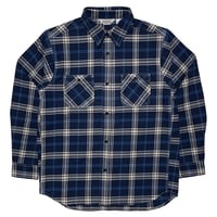 FIVE BROTHER　 "BLUE CHECK" HEAVY FLANNEL WORK SHIRT
