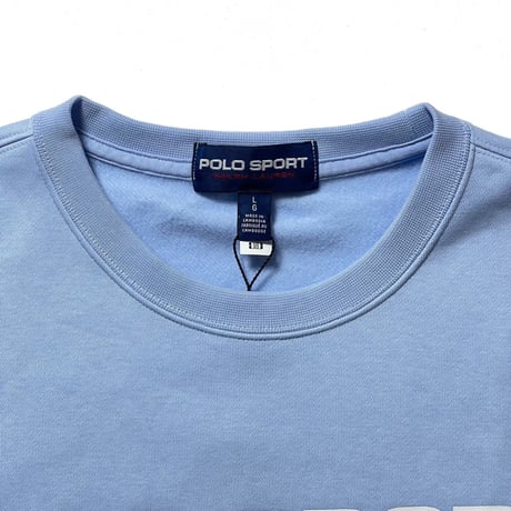 POLO SPORT RALPHLAUREN　"LOGO PRINTED" CREW NECK SWEAT