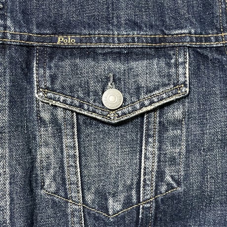 POLO RALPHLAUREN　"FADED DENIM" TRUKER JACKET