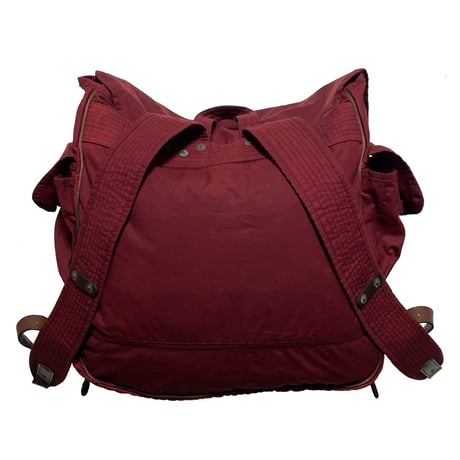 RRL RALPHLAUREN　"LEATHER TRIM CANVAS" BACKPACK