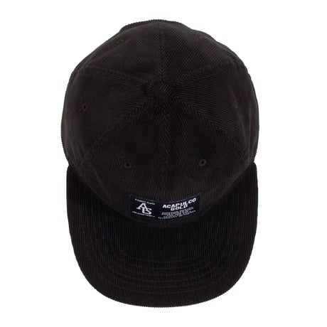 ACAPULCO GOLD　"TWO-TONE CORDUROY" 6-PANEL CAP (BLACK)