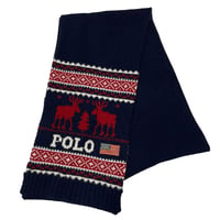 POLO RALPHLAUREN　"WINTER PATTERN" SCARF