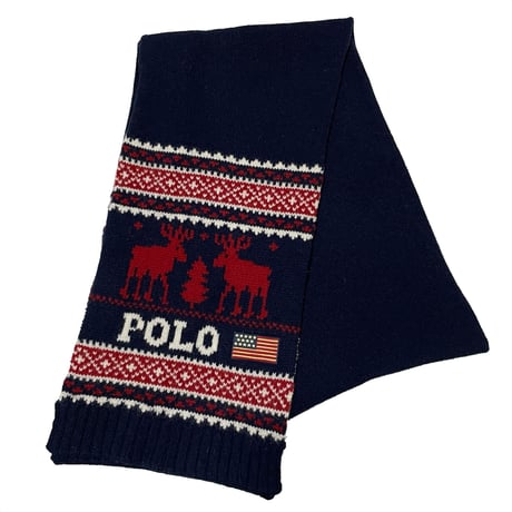 POLO RALPHLAUREN　"WINTER PATTERN" SCARF