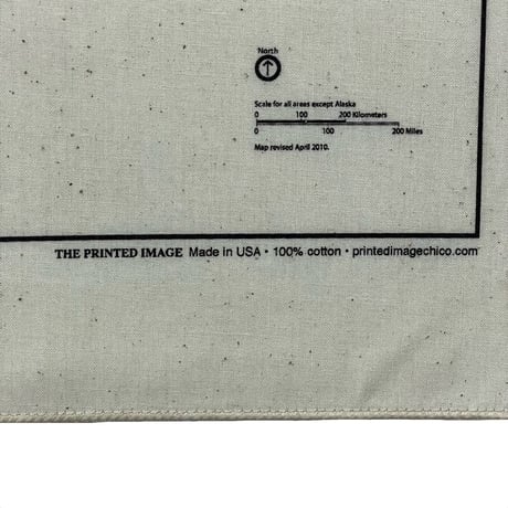 The Printed Image　 "U.S. NATIONAL PARKS AND TRAILS" BANDANA
